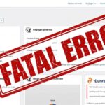 Administration W3 Total Cache et tampon Fatal Error