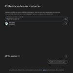 Page d’accès Google Preferred Sources (Crédit : capture Google)