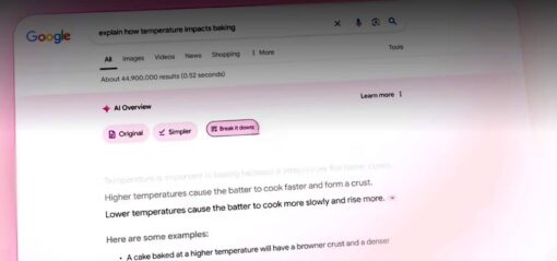 Page AI Overviews Canada (Crédit : capture Google)