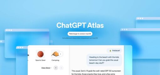 ChatGPT Atlas : page de téléchargement pour Mac OS (Crédit : capture ChatGPT)