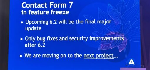 Slide de présentation CF7 dernière version WC Asia 2026 (Crédit Mayukojpn)