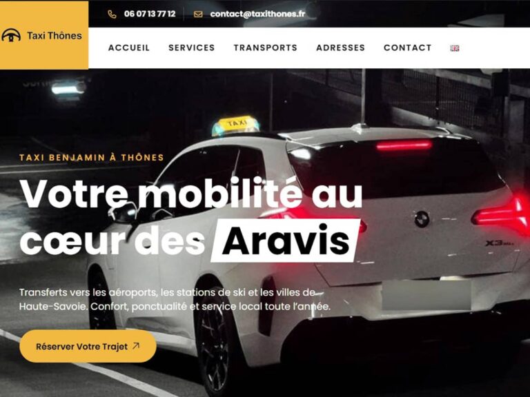 Capture taxi thônes