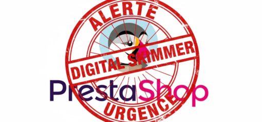 Alerte digital skimmer s le logo Prestashop (Crédit : Alex.I)