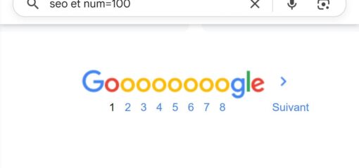 Moteur de recherche Google et la pagination SEO (Crédit : capture SERP)