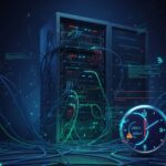 Passage à l’heure d’hiver sur une baie de serveur (Crédit : Alex.I)