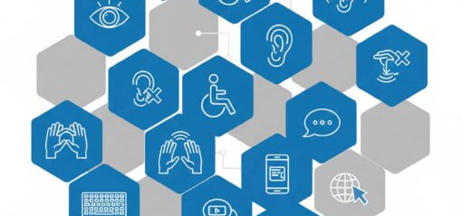 Différents icônes d’accessibilité (Crédit : Alex.I)