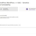 WordPress Sensitive Data Exposure Vulnerability (Crédit : plugin Solid Security)
